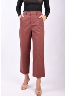 Pantaloni Dama Jjxx Jxida New Rlx Crop Hw Root Beer